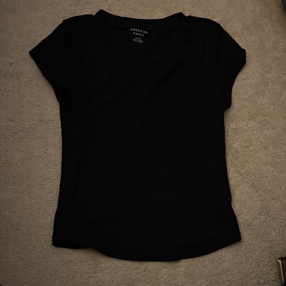 American Eagle Outfitters Women's Classic Black Tee